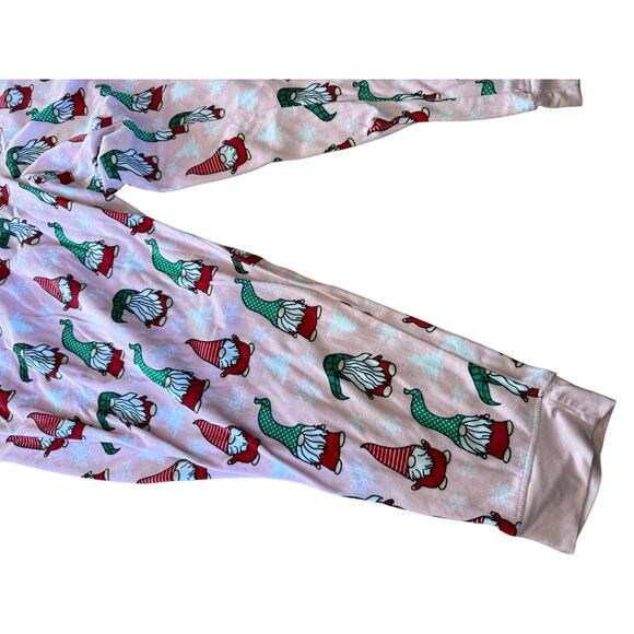 Gnome pink jogger style pajama lounge pants - Picture 4 of 4
